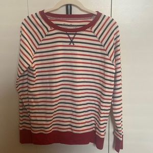 Eddie Bauer Striped pullover sweater
